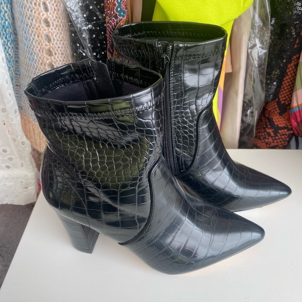 Catherine Malendrino Croc Booties New!